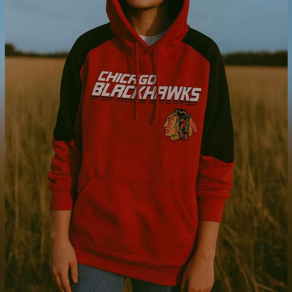 Youth Chicago Blackhawks Reebok NHL Sweatshirt Hoodie XL